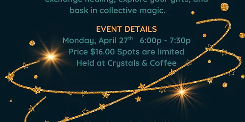 Reiki Share at Crystals & Coffee