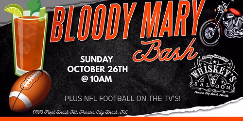 BLOODY MARY BASH @WHISKEY'S SALOON - FALL BIKE WEEK