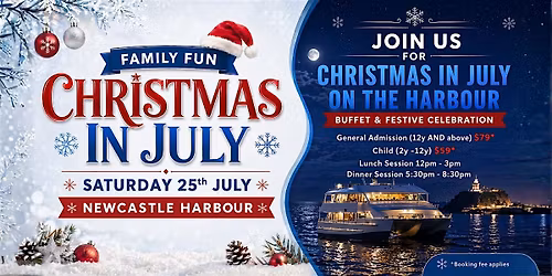 Christmas In July | Dinner Cruise | Newcastle Harbour