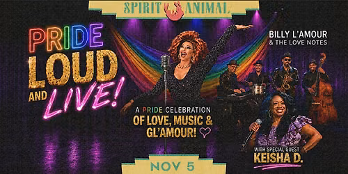 Billy L'Amour & The Love Notes (Tickets Includes 2 Cocktails)