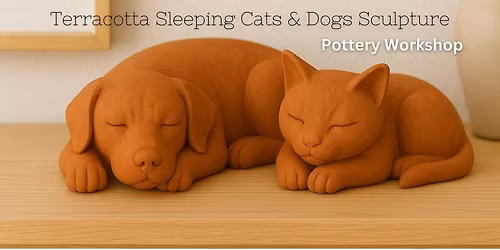 Sleeping Cats & Dogs Terracotta Sculpture Workshop