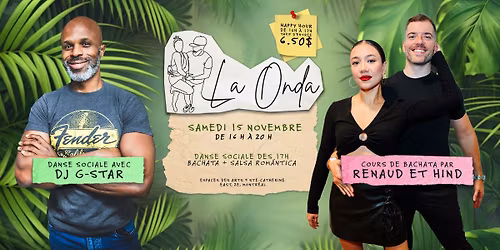 La Onda - 15 novembre (Bachata) \u2728\ud83d\udc9a