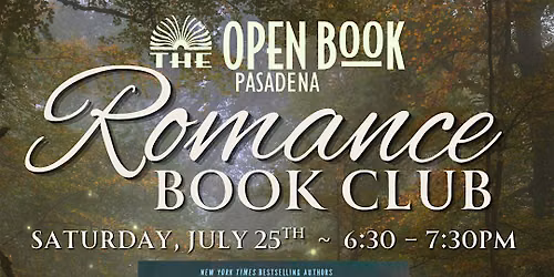 Romance Book Club at The Open Book Pasadena