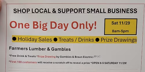 Nov. Holiday Sale Event