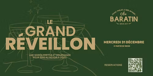 \ud83c\udf89\u2728 R\u00e9veillon du Nouvel An au Baratin !