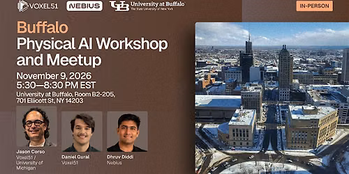 Nov 9 - Buffalo Physical AI Workshop and Meetup