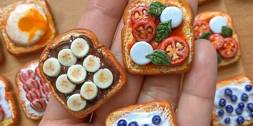 Intro Pottery Class: Tiny Food Replicas Workshop for All Levels