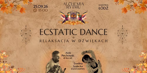 ECSTATIC DANCE & Relaksacja w d\u017awi\u0119kach | 25.09.2026 \u0141\u00d3D\u0179