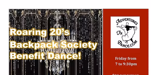 1920\u2019s Themed Dance & Lesson Fundraiser Supporting Backpack Society