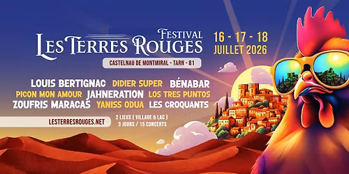 FESTIVAL LES TERRES ROUGES 2026