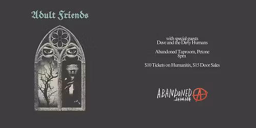 Adult Friends Single Fundraiser with Dave and the Dirty Humans and Lucid Beats