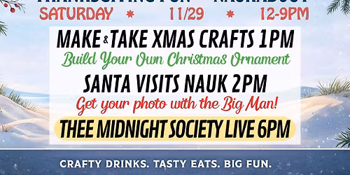 SAT 11/29 | OPEN 12PM: THANKSGIVING FUN