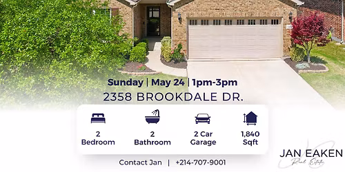 Open House- 2358 Brookdale Dr, Frisco