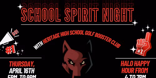 School Spirit Night - Heritage High School Golf Booster Club