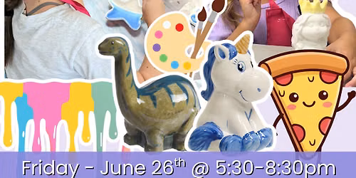 Parent's Night Out: Child Care, Pizza & Ceramic Painting