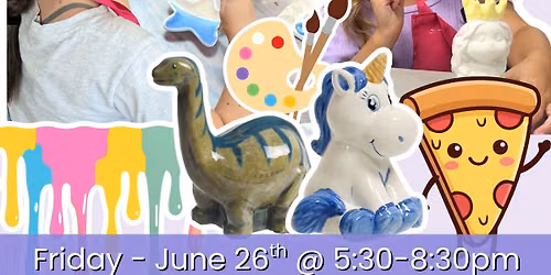 Parent's Night Out: Child Care, Pizza & Ceramic Painting