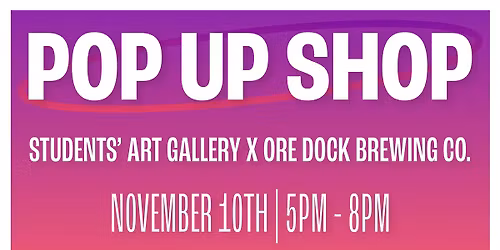 Pop Up Shop - November 2025