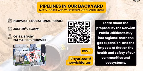 Norwich Forum: Pipeline in Our Backyard