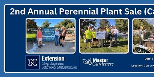 2nd Annual Perennial Plant Sale (Carson City)
