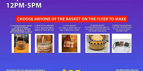 Basket Weaving Workshop