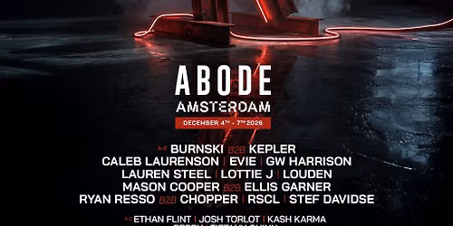 ABODE in the Dam 2026