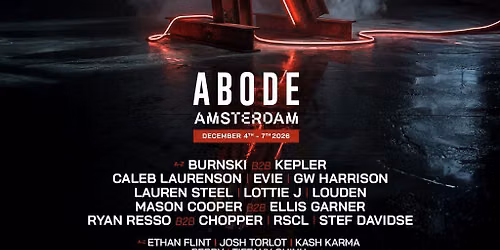 ABODE in the Dam 2026