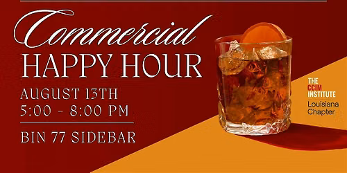 Commercial Happy Hour at Bin 77 Sidebar
