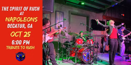 The Spirit of Rush Celebrates October at Napoleons!