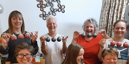 BAUBLES & BUBBLES Christmas Paint Party in Stotfold