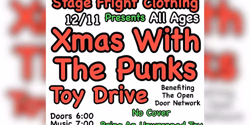 Xmas With The Punks toy drive