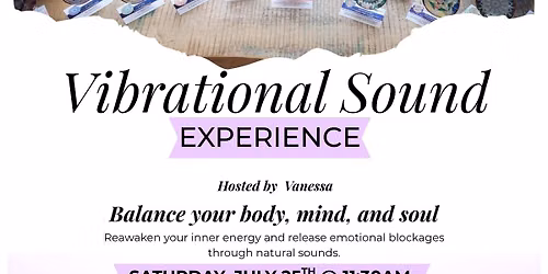 Vibrational Sound Experience w\/ Vanessa Johnson @desertbodywork