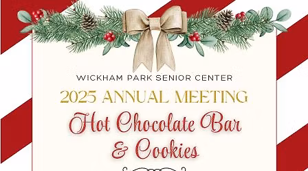 2025 Annual Meeting Hot Chocolate Bar & Cookies