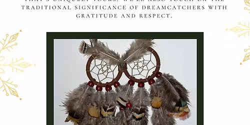 \ud83c\udf19\ud83e\udd89 Owl Dreamcatcher Workshop \ud83e\udd89\ud83c\udf19