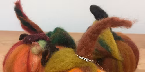 Needle Felted Pumpkin with Nancy November 23rd 12:30-1:30
