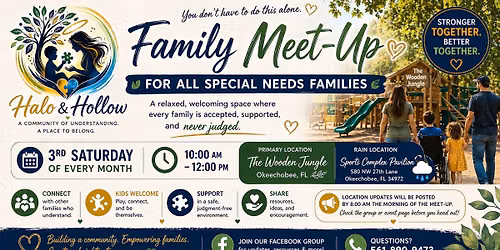 Special Needs Families Monthly Meet Up