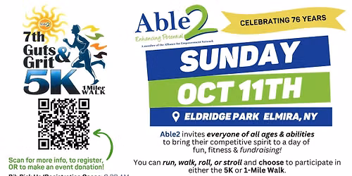 Able2's 7th Guts & Grit 5K and 1-Miler Walk