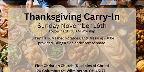Thanksgiving Carry-In