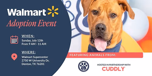 Walmart Adoption Event | Denton, TX