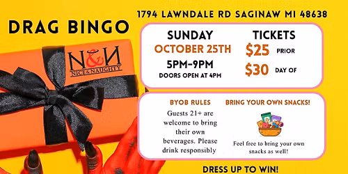 Drag Bingo: A Halloween Night Out!