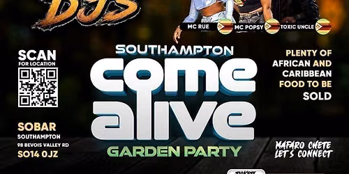 SOUTHAMPTON COME ALIVE GARDEN PARTY