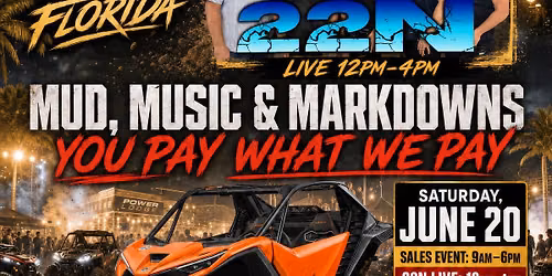 Mud, Music, & Markdowns - You Pay What We Pay!