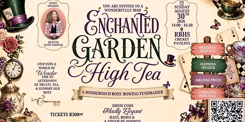 Rondebosch Rowing Enchanted Garden Ladies High Tea