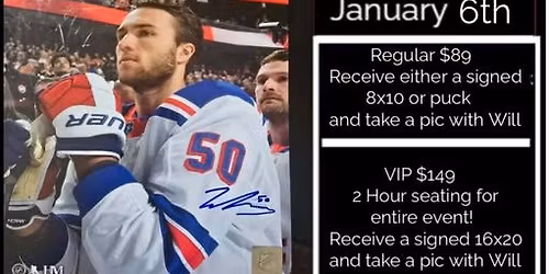 VIP SIGNING WITH WILL CUYLLE NYC MUSTANG HARRY'S JANUARY 6TH