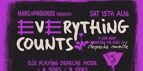 Everything Counts - Depeche Mode Club Night!
