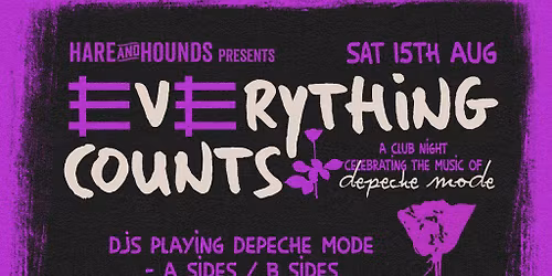 Everything Counts - Depeche Mode Club Night!