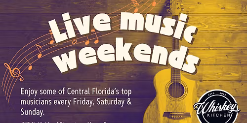 Live Music Weekends at Whiskey Kitchen