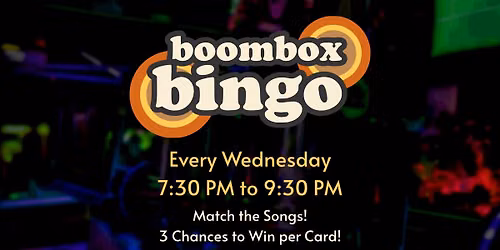 Geeks Who Drink: Boombox Bingo @ Pixel Palace