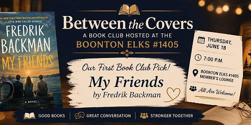 My Friends by Fredrik Backman - Between The Covers Book Selection