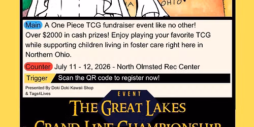 One Piece TCG Fundraiser - Great Lakes Grand Line Championship