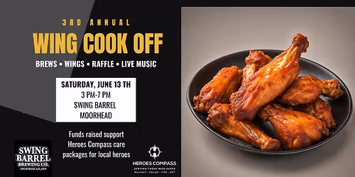 Wing Cook Off - Swing Barrel Brewing & Heroes Compass